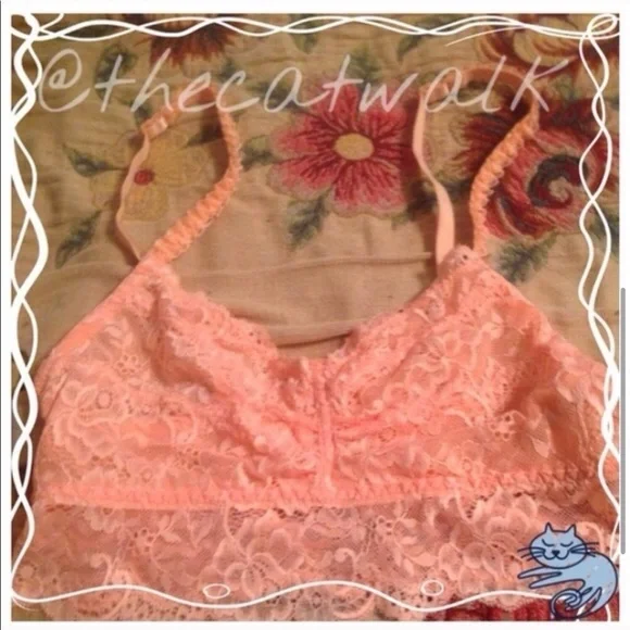 💛Peach long line bralette - Picture 3 of 3